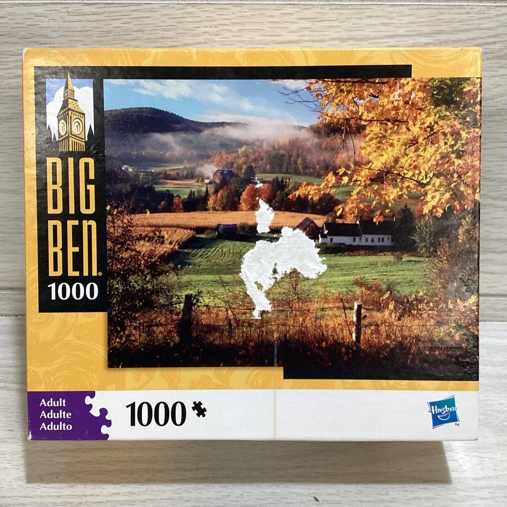 HASBRO‎ Big Ben 1000 PC Puzzle 20x26